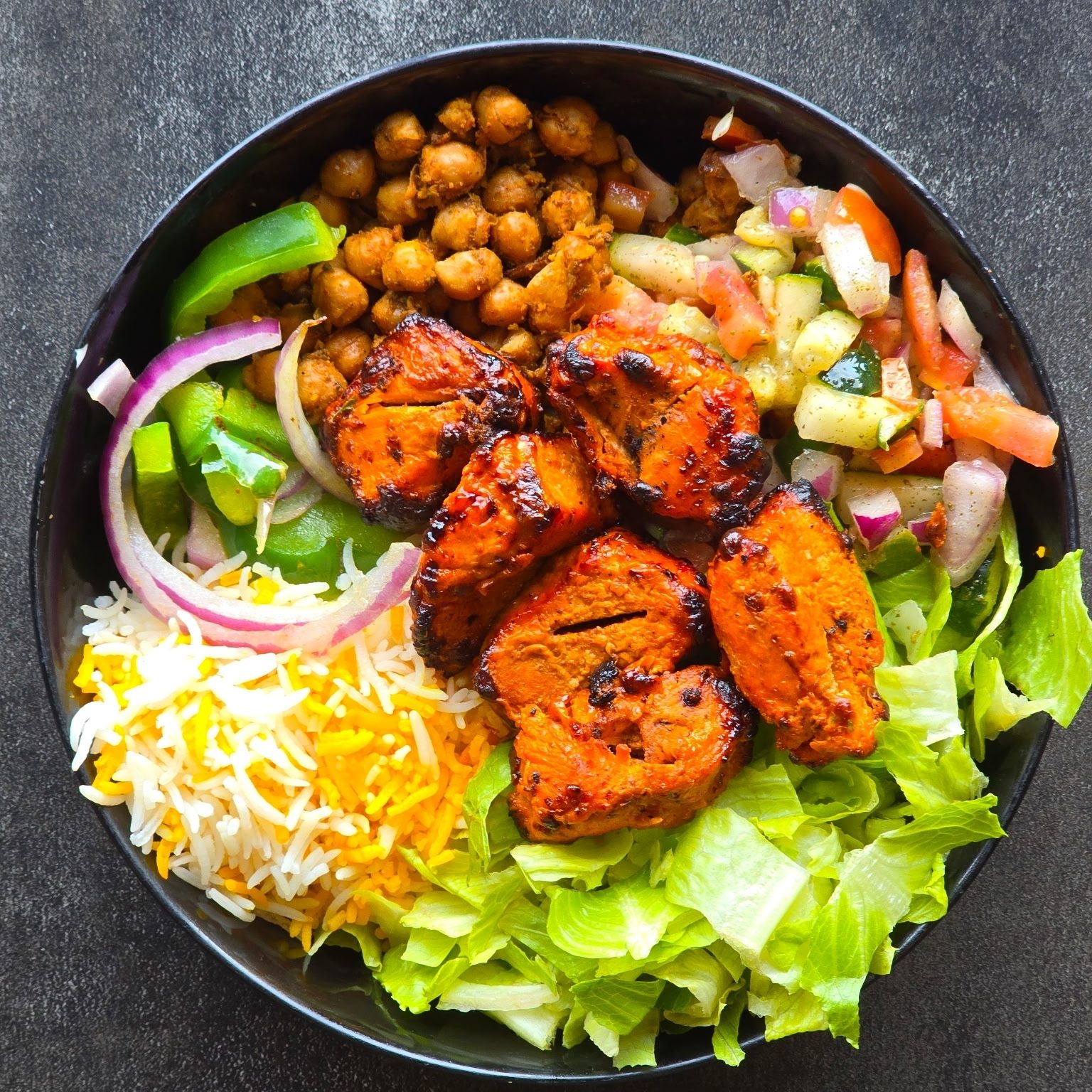 Saffron Chicken Bowl.