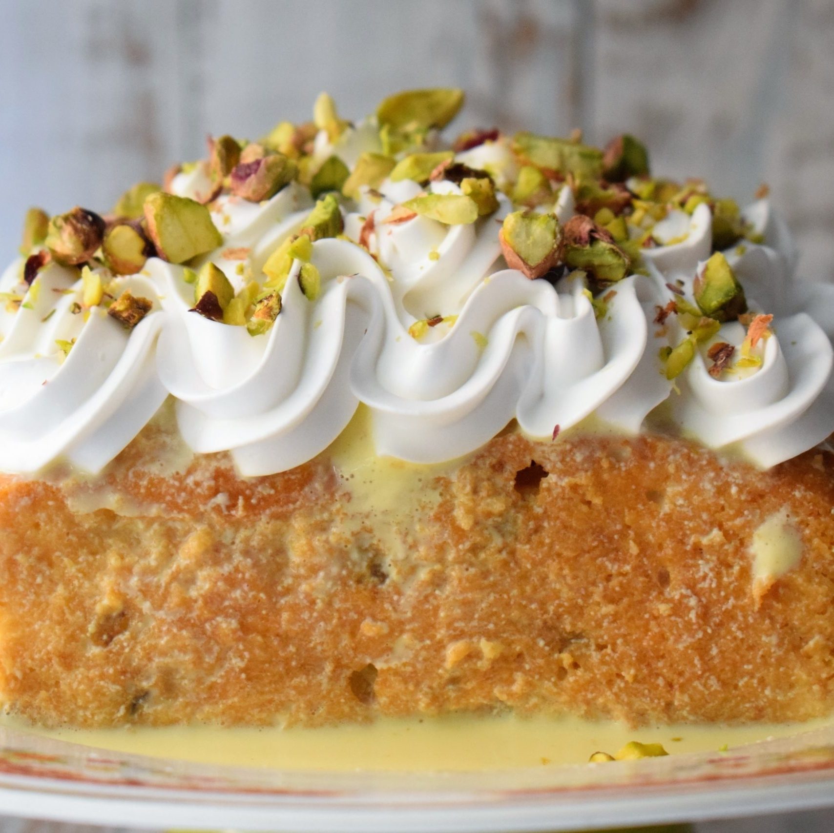 Pistachio Tres Leches.