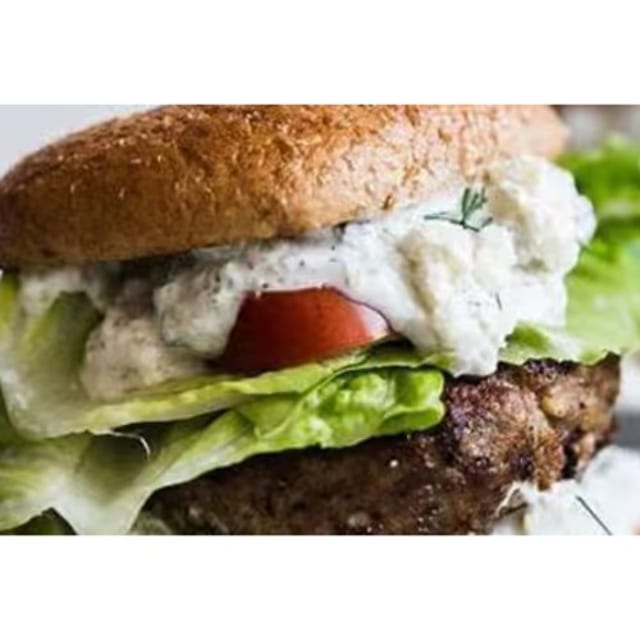 Mediterranean Burger.