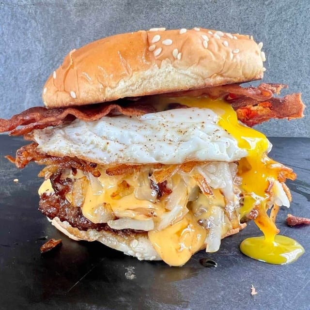 Breakfast Burger.