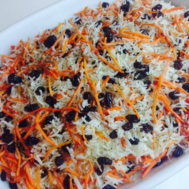 Kabuli Pulao Rice.