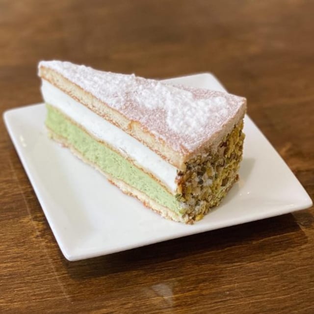 Pistachio Cheesecake.