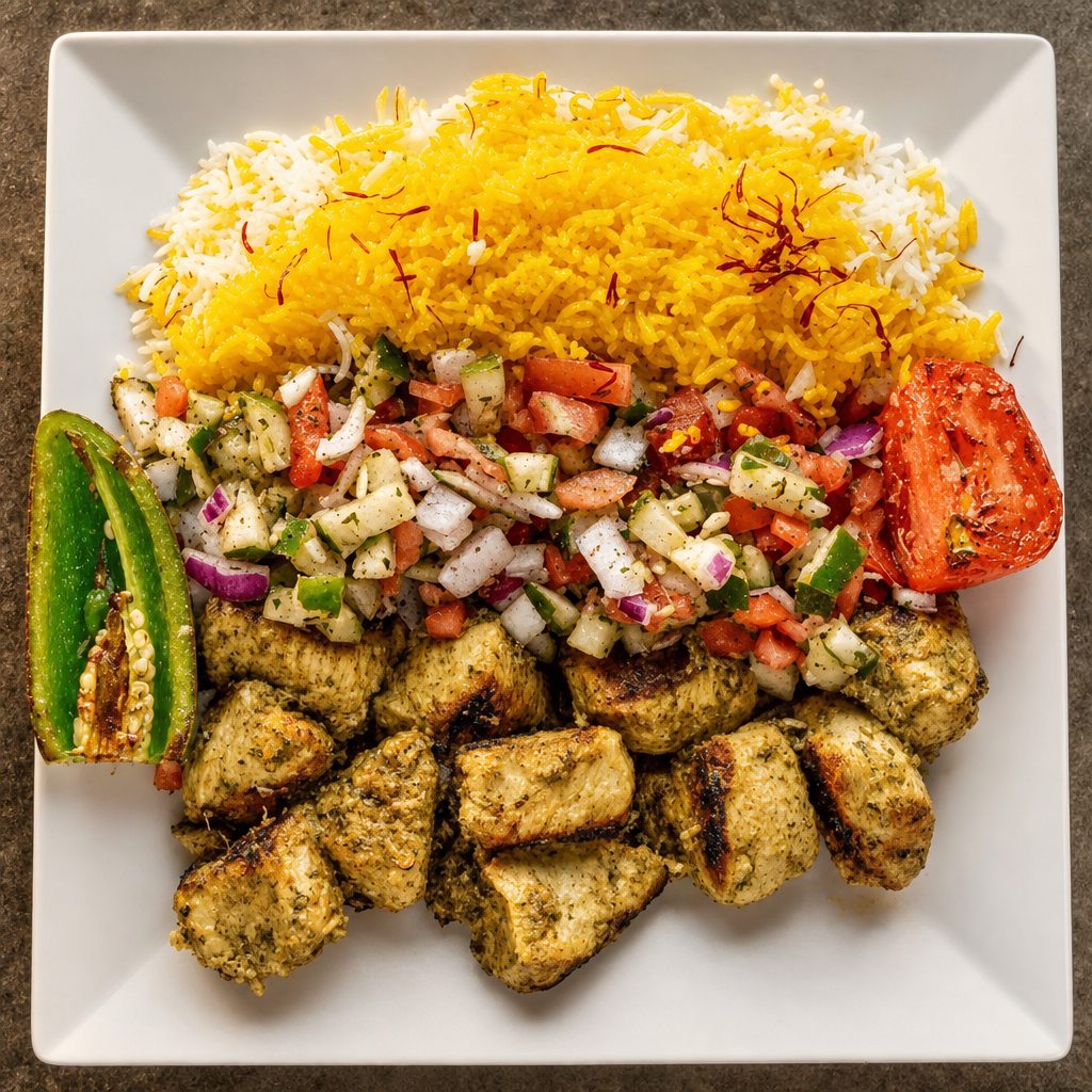 Malai Chicken Kabob.