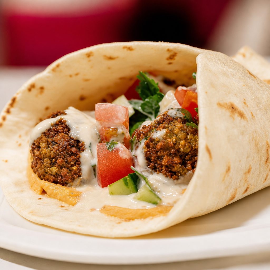 FALAFEL WRAP.