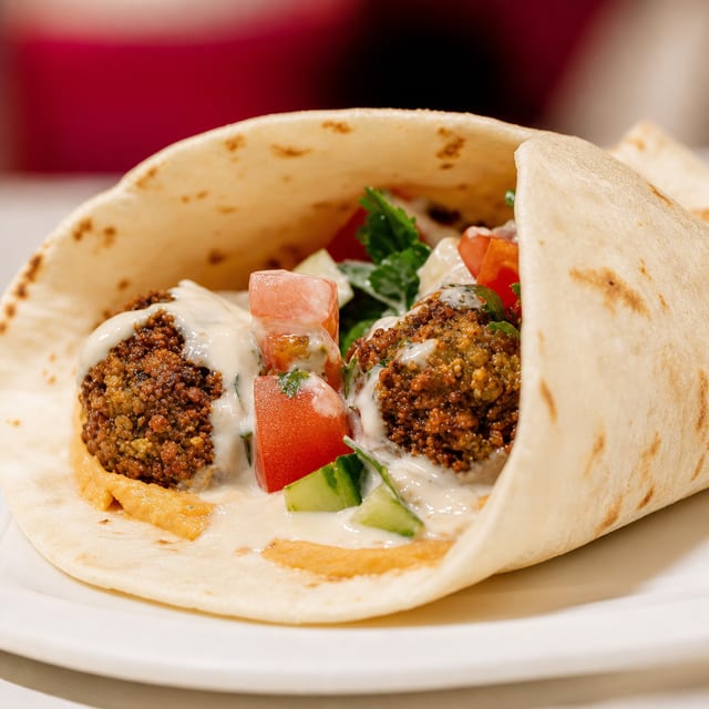 FALAFEL WRAP.