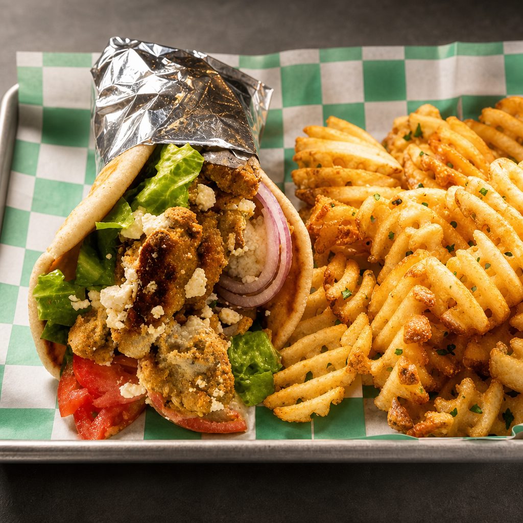 Chicken Shawarma Wrap.