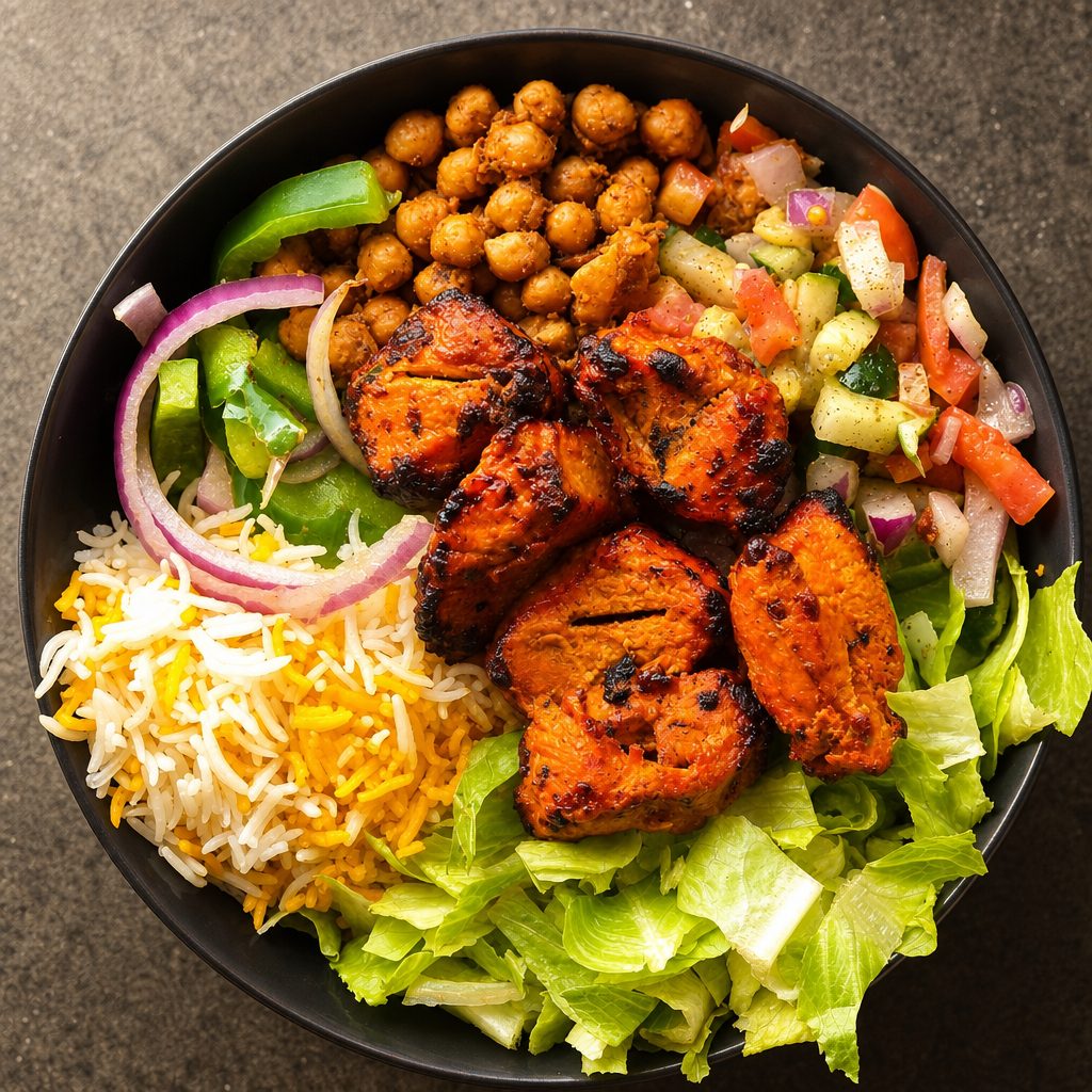 Saffron Chicken Bowl.
