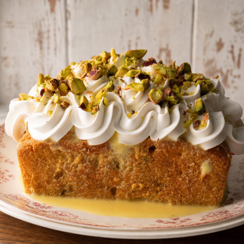 Pistachio Tres Leches.