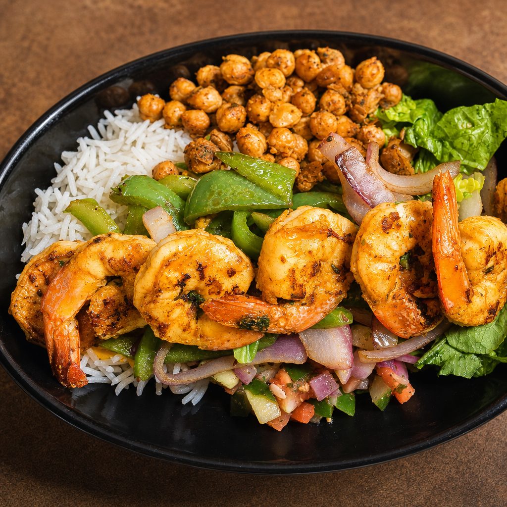 Shrimp Kabob.